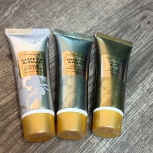 🫟5 for $25🫟 Tahari Emerald Waters, Cedar Dusk & Gardenia Hand Cream Set
